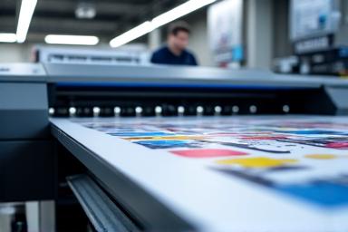 Großformat Druckmaschine bei AlpenScript Copyworks
